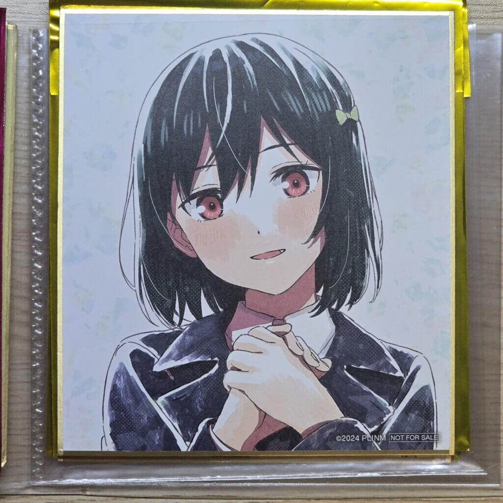 入場特典色紙「栞子」